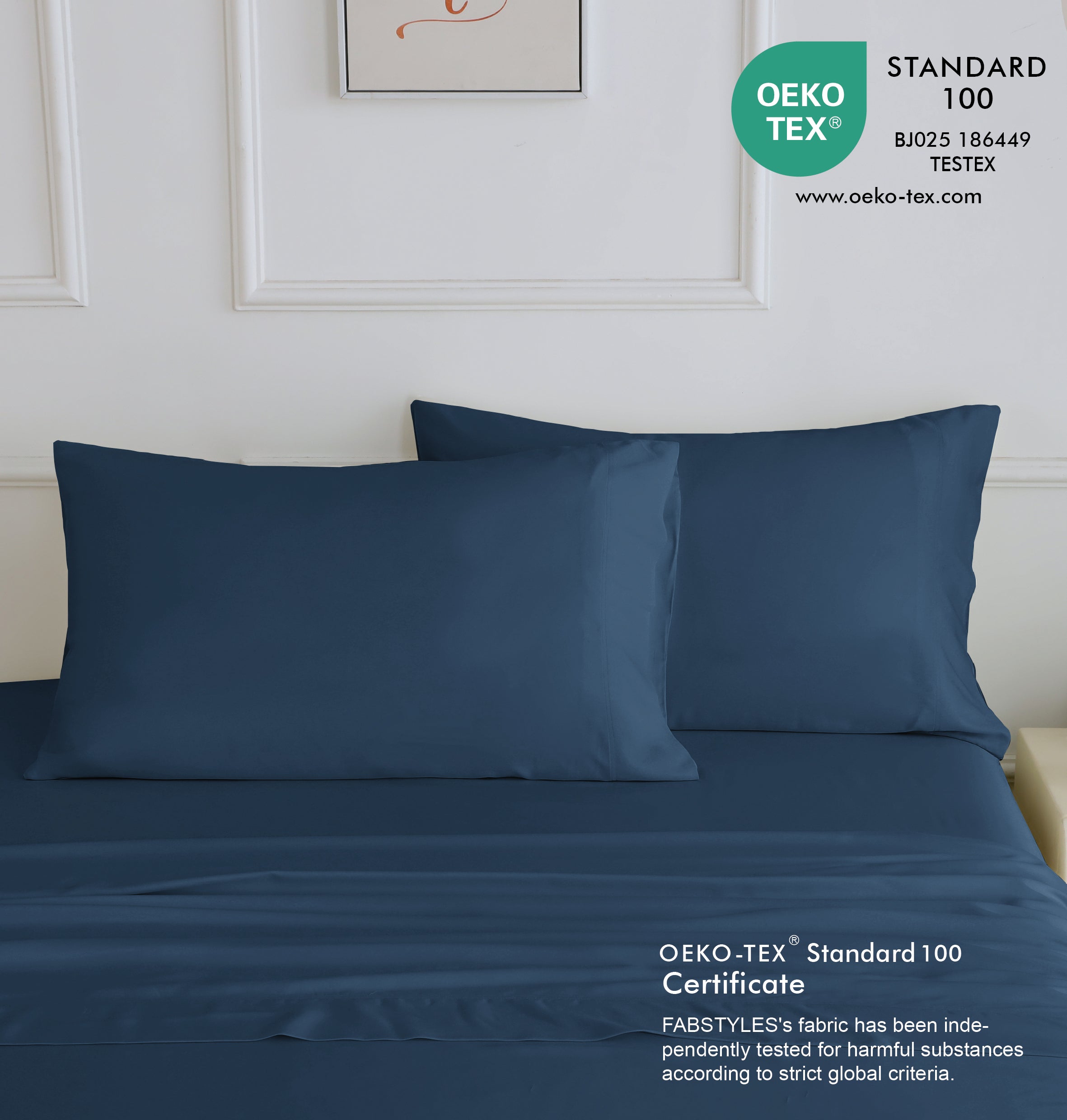 Bamboo Sheets Navy