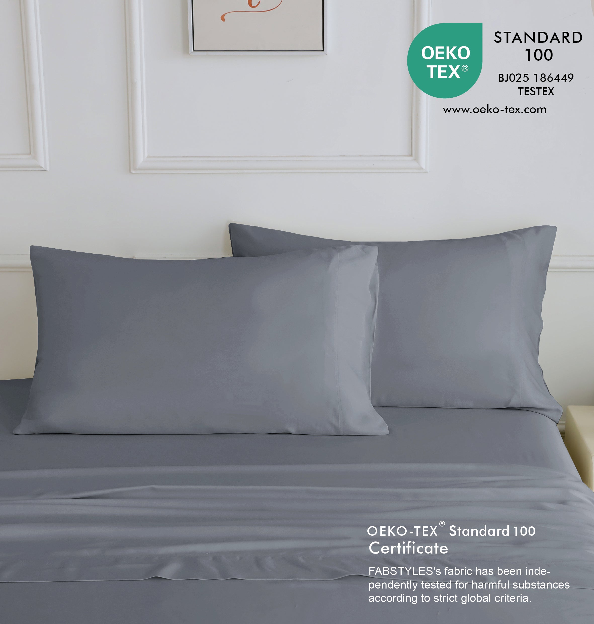 Bamboo Sheets Grey