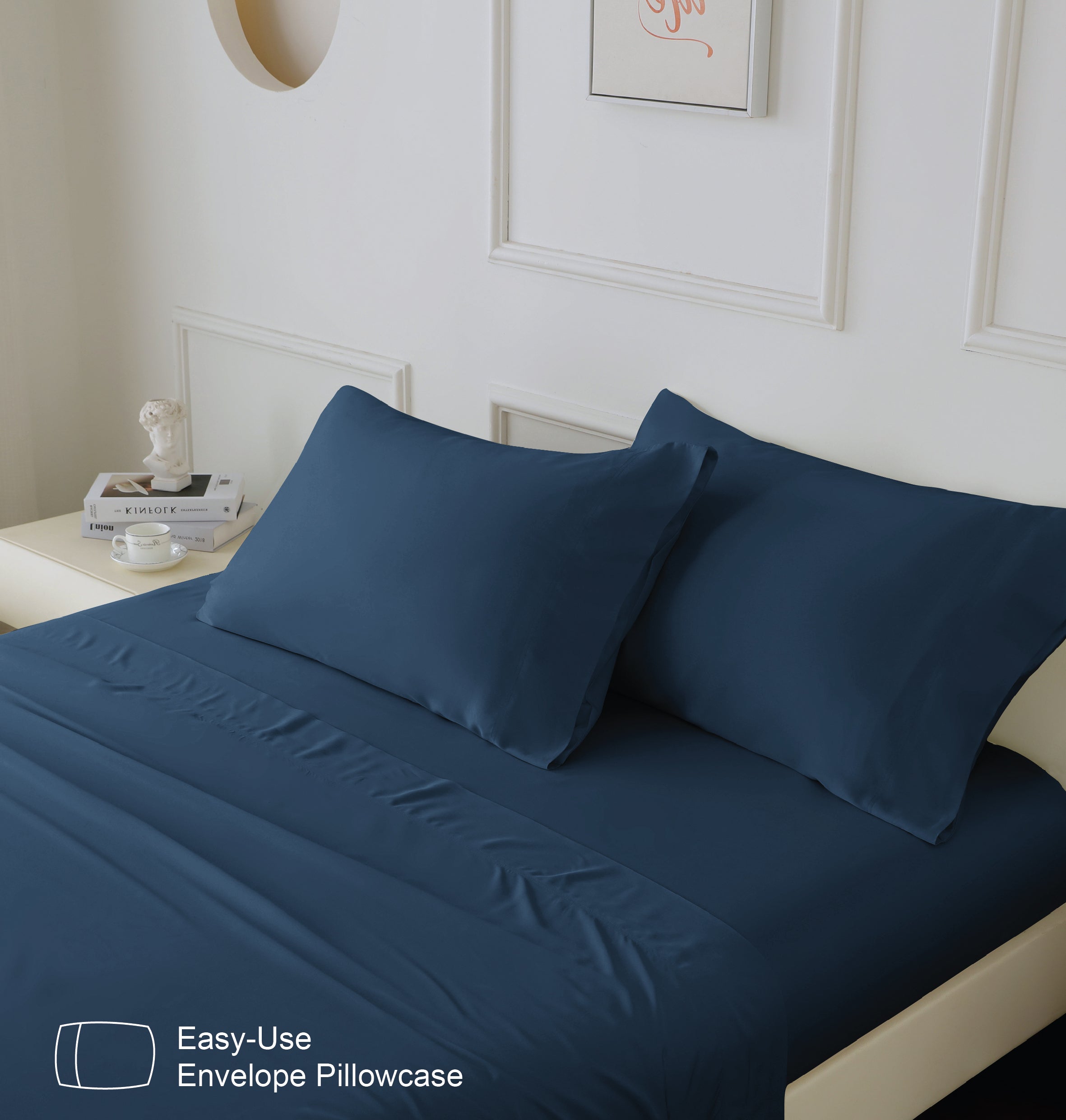 Bamboo Sheets Navy