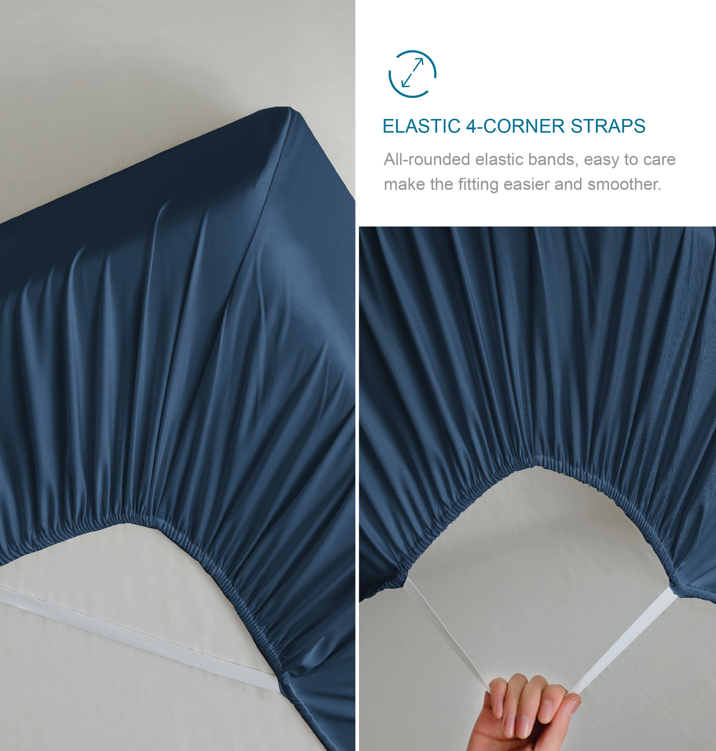 Bamboo Sheets Navy