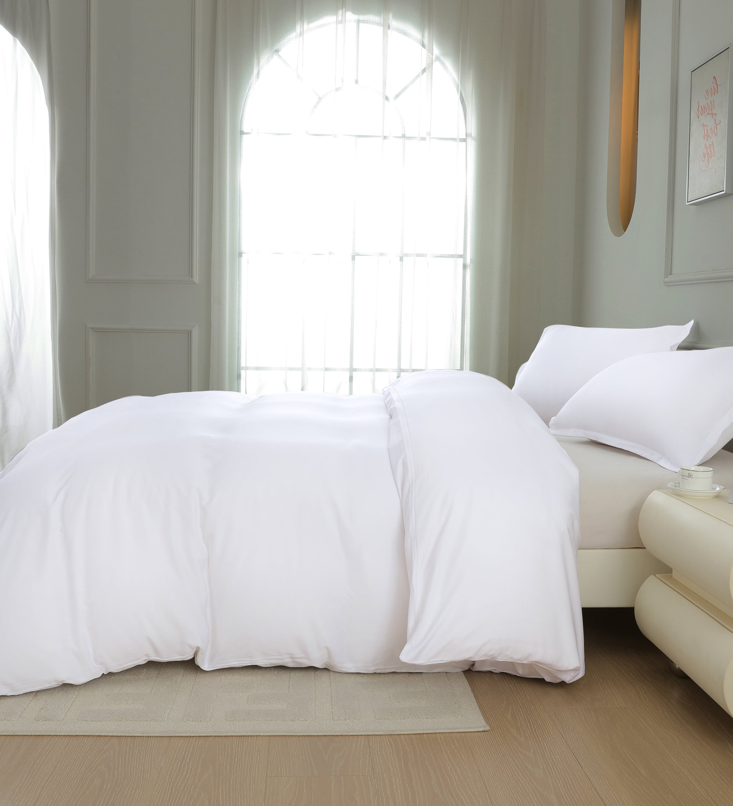 Bamboo Duvet Cover White