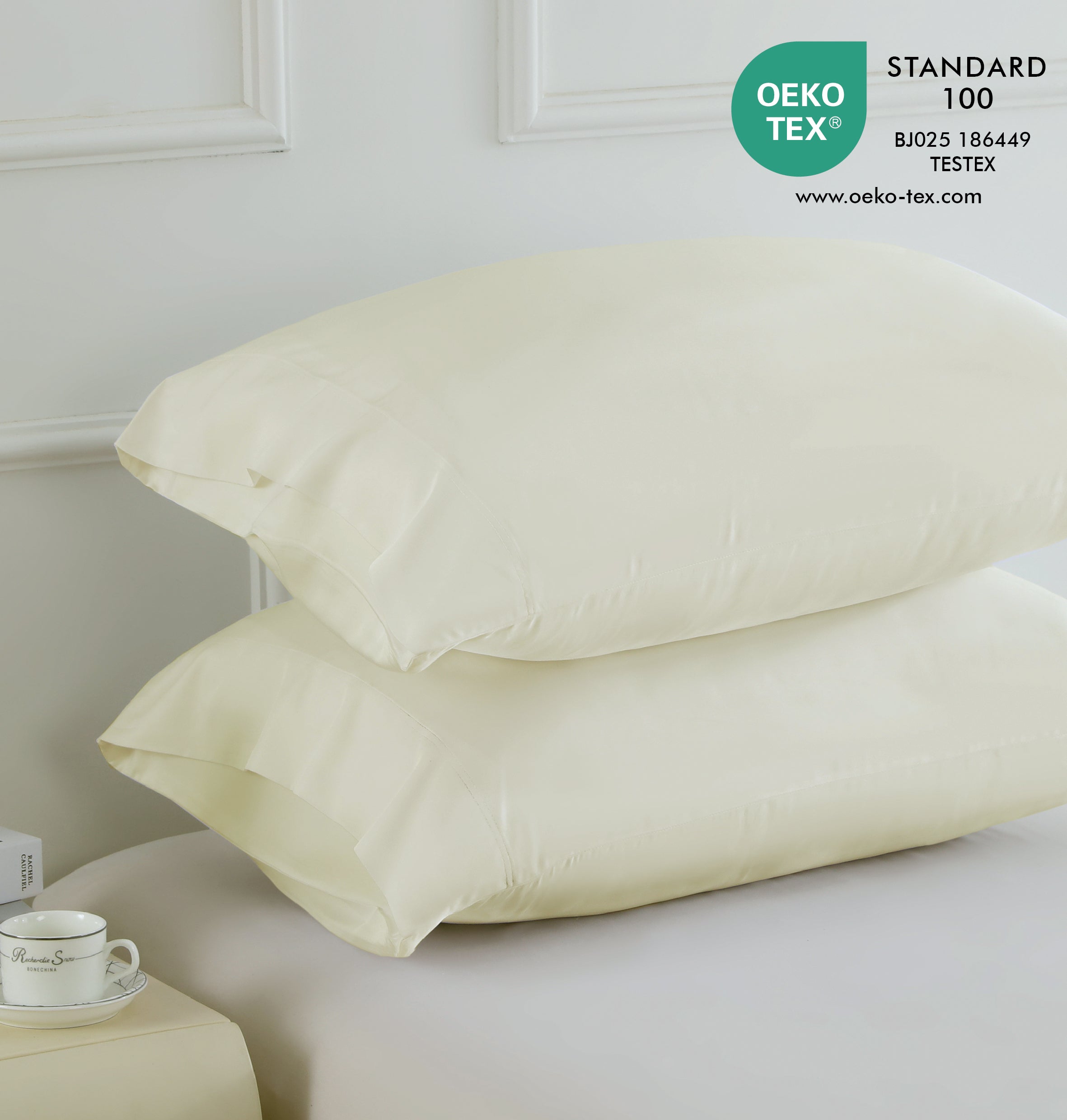 Bamboo Pillowcases Cream