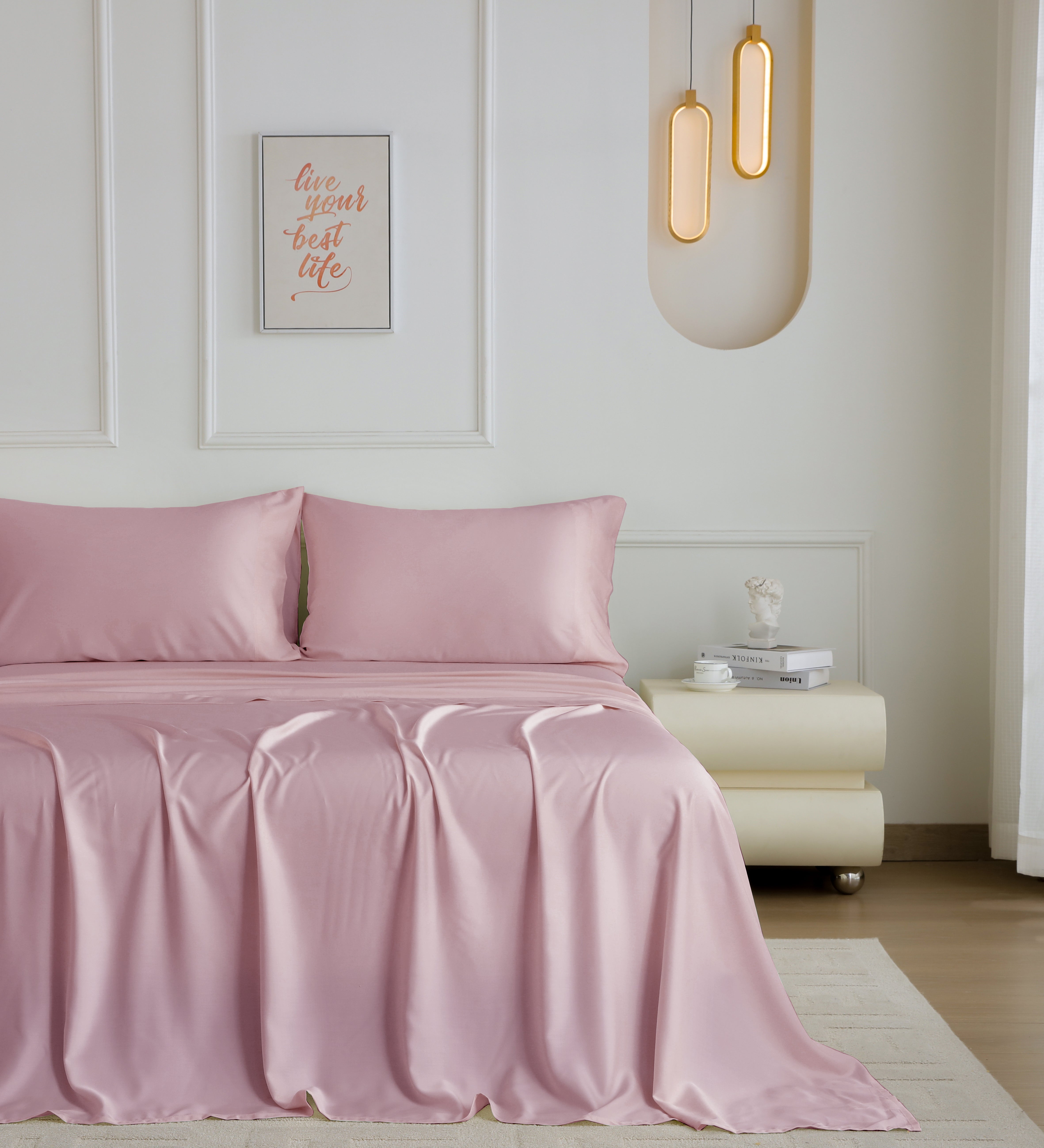 Bamboo Sheets Blush