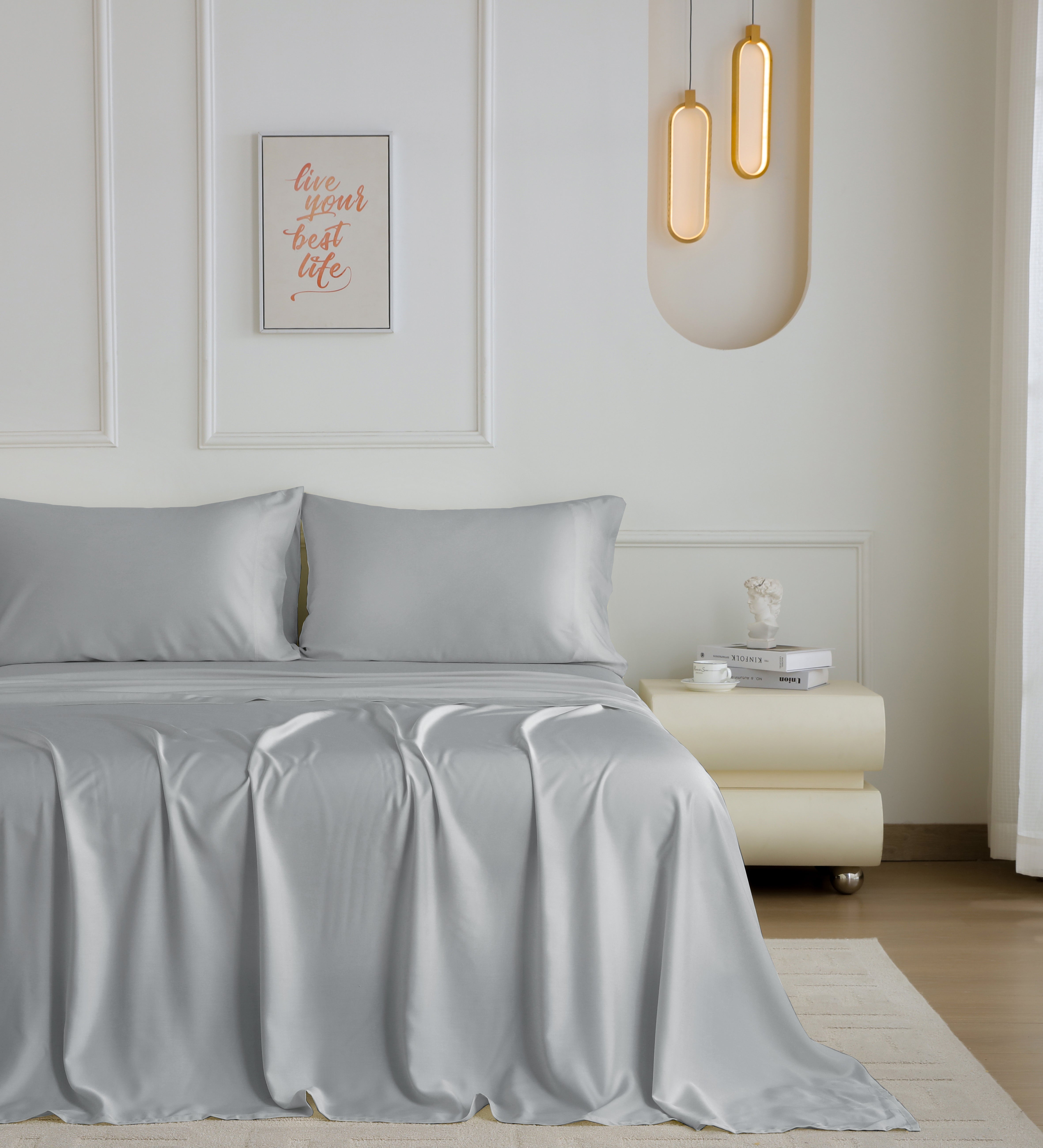 Bamboo Sheets Silver