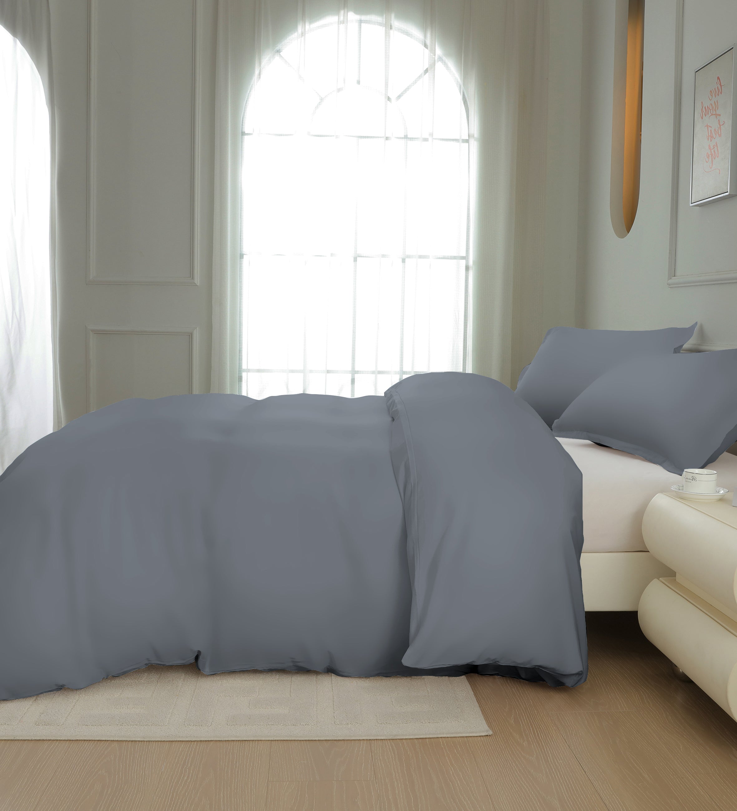Bamboo Duvet Cover Grey