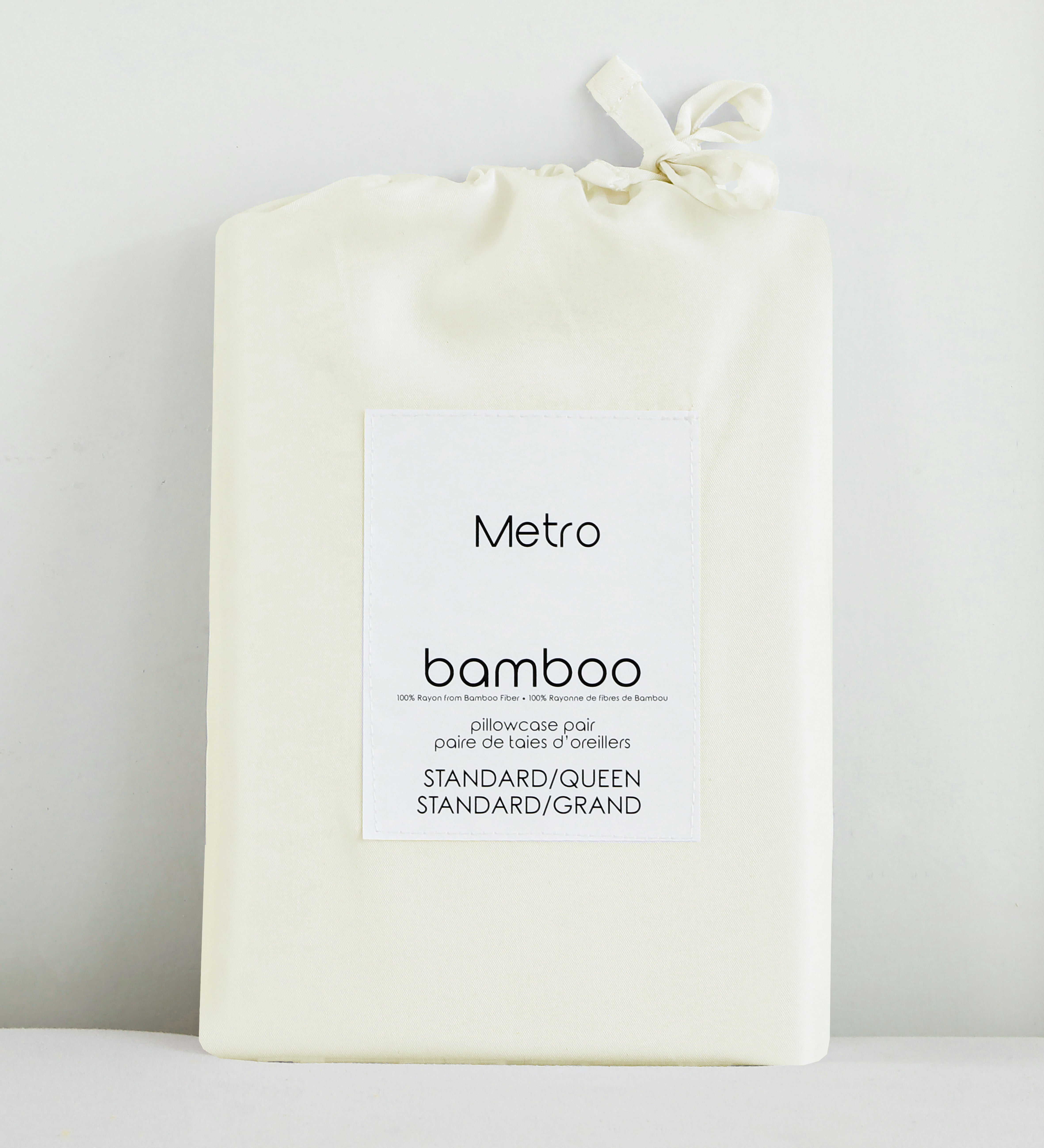 Bamboo Pillowcases Cream