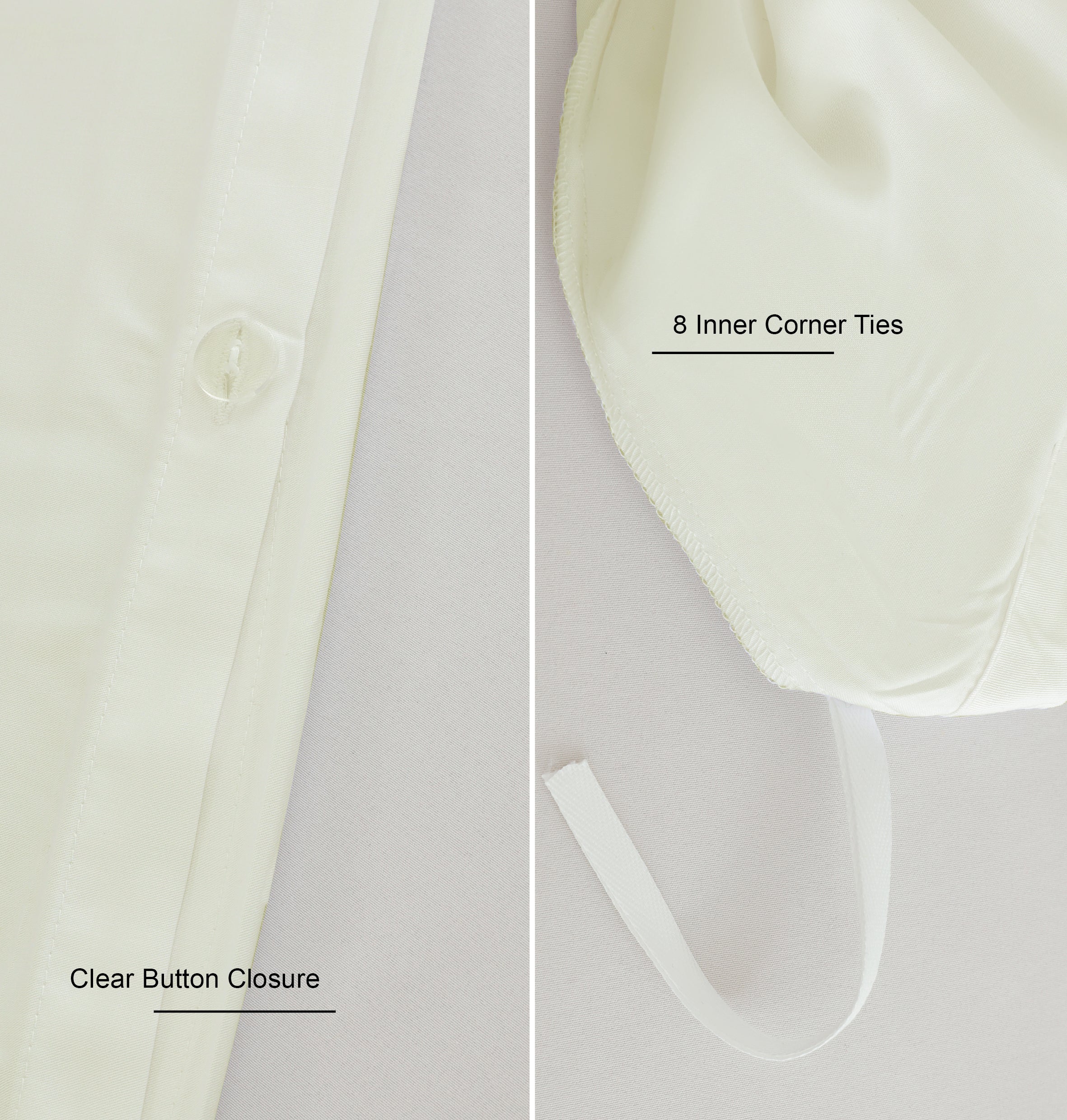Bamboo Duvet Cover Cream
