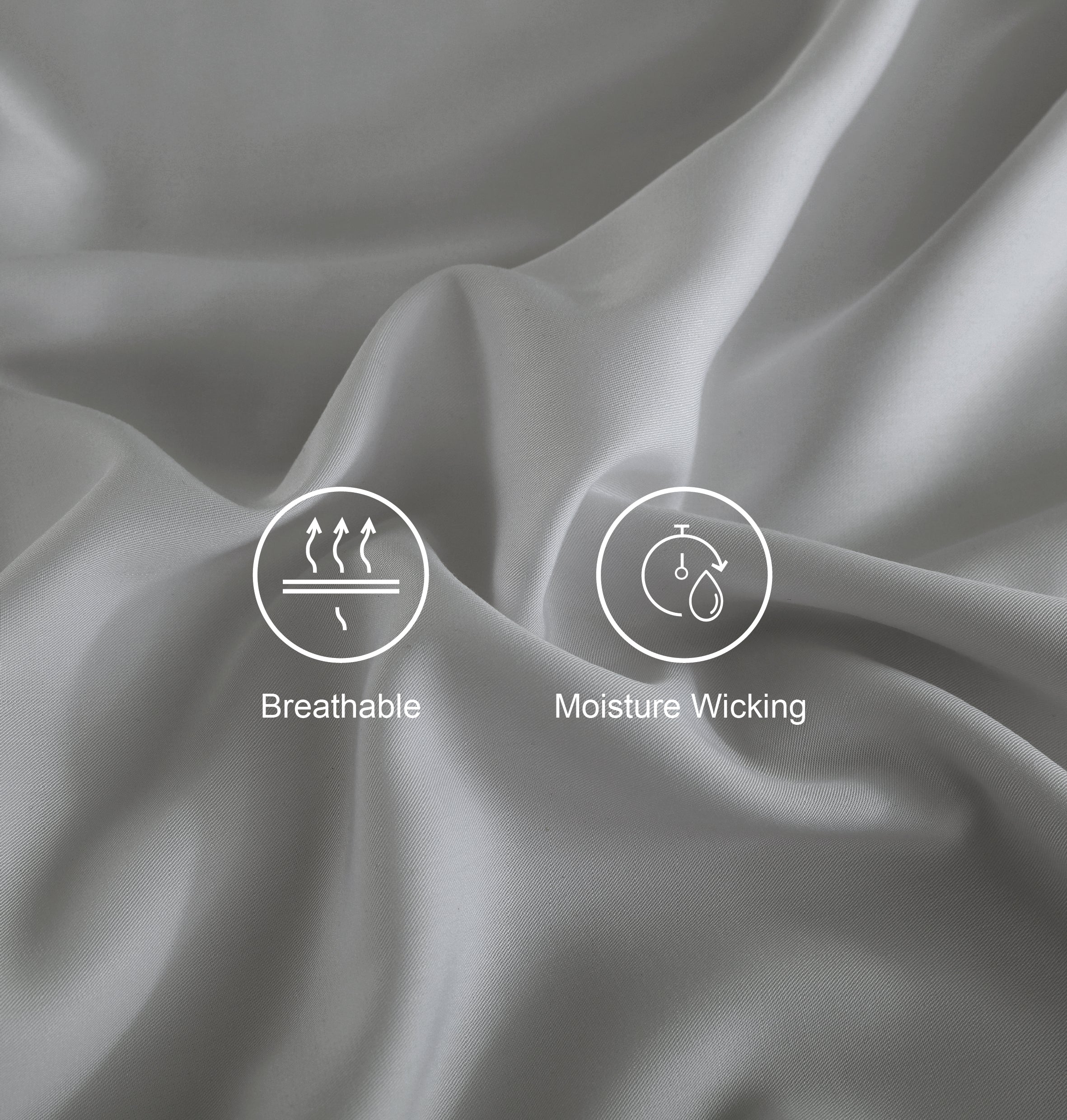 Bamboo Duvet Cover Silver